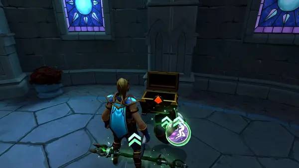 Персонаж Realm Royale Reforged в процессе выполнения задания