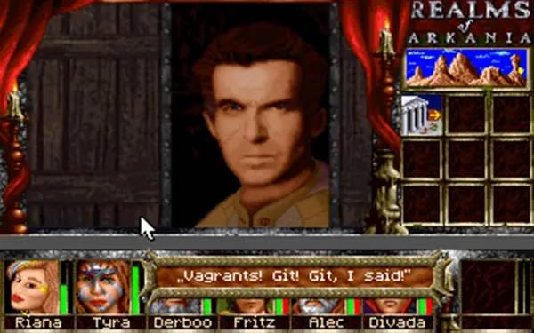 Персонаж Realms of Arkania 3 - Shadows over Riva Classic в процессе выполнения задания