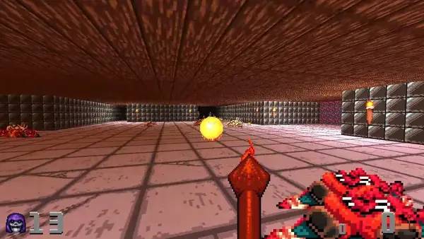 Персонаж REAPER в процессе выполнения задания