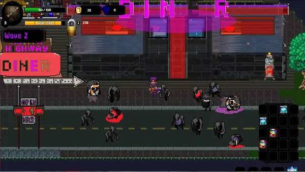 Персонаж RED OPS ARCADE в процессе выполнения задания