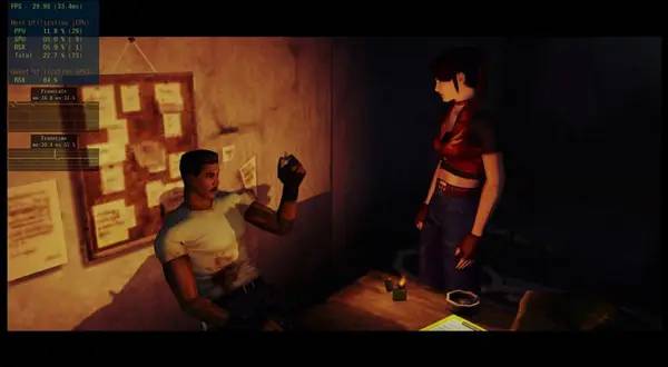 Персонаж Resident Evil Code Veronica X HD в процессе выполнения задания