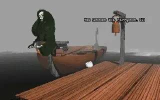 Персонаж Return to Zork в процессе выполнения задания
