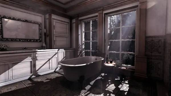 Персонаж Rise of Insanity в процессе выполнения задания