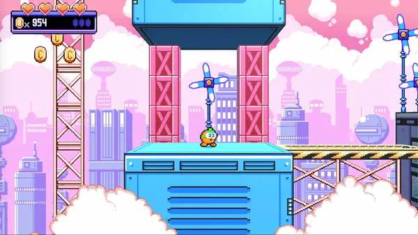 Персонаж Rog and Roll в процессе выполнения задания