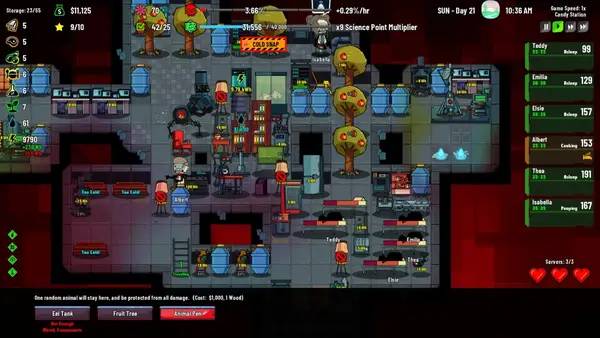 Персонаж Rogue AI Simulator в процессе выполнения задания