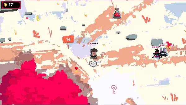 Персонаж Roguemance в процессе выполнения задания