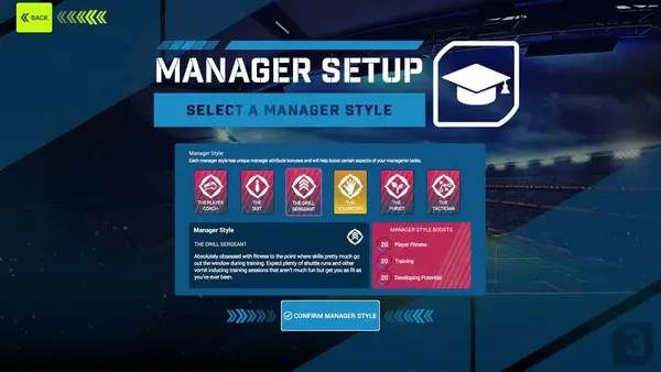 Персонаж Rugby League Team Manager 3 в процессе выполнения задания