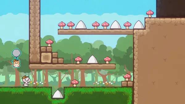 Персонаж RUKIMIN's Disappointing Adventure! ~SHOBOMI AND THE PHANTOM RUINS~ в процессе выполнения задания