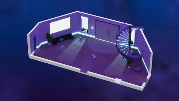 Персонаж Rumu в процессе выполнения задания