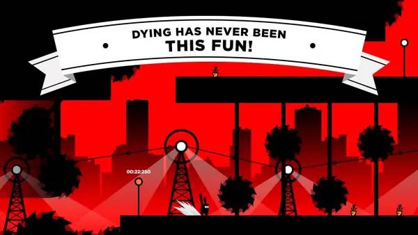 Персонаж Run Rabbit Run в процессе выполнения задания