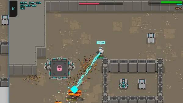 Персонаж Rush Rover в процессе выполнения задания