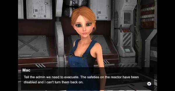 Персонаж Ryclaw Save Yourself в процессе выполнения задания