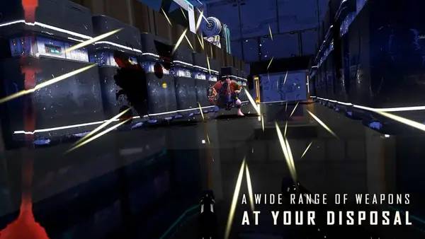 Персонаж Sairento VR в процессе выполнения задания