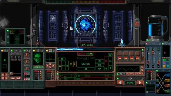 Персонаж Save the Reactor в процессе выполнения задания