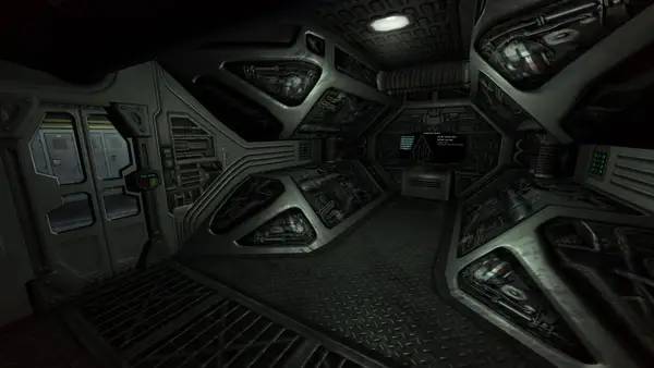 Персонаж Scavenger SV-4 в процессе выполнения задания