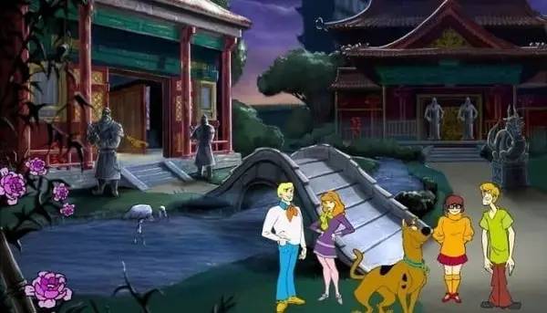 Персонаж Scooby-Doo! Case File 2  The Scary Stone Dragon в процессе выполнения задания