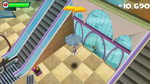 Персонаж Scooby Doo! & Looney Tunes Cartoon Universe Adventure в процессе выполнения задания