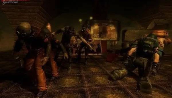 Персонаж Scorpion Disfigured в процессе выполнения задания