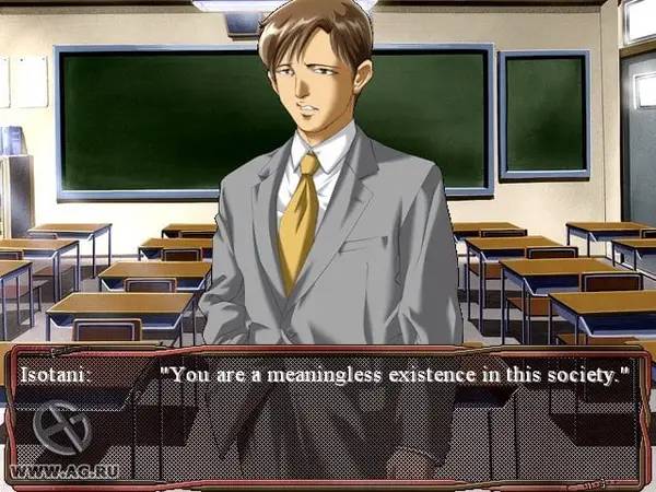 Персонаж Sensei 2 в процессе выполнения задания