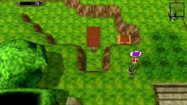 Персонаж Sephirothic Stories в процессе выполнения задания