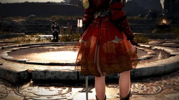 Персонаж Shadow Arena в процессе выполнения задания