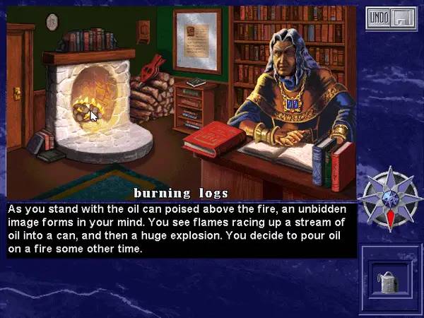 Персонаж Shannara в процессе выполнения задания