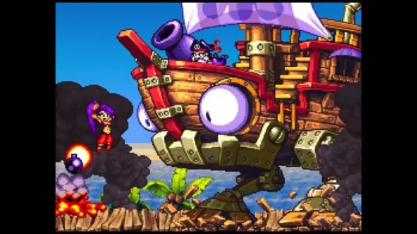 Персонаж Shantae  Risky's Revenge - Director's Cut в процессе выполнения задания