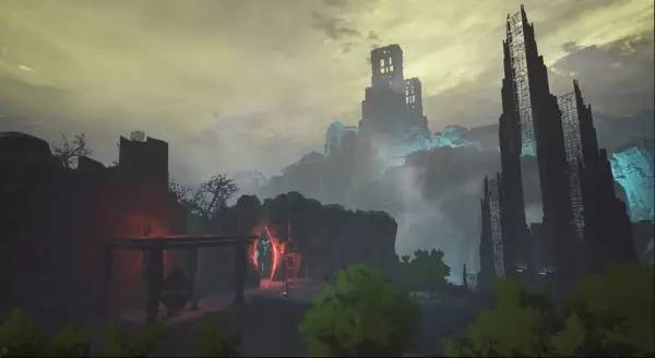 Персонаж Shattered - Tale of the Forgotten King в процессе выполнения задания