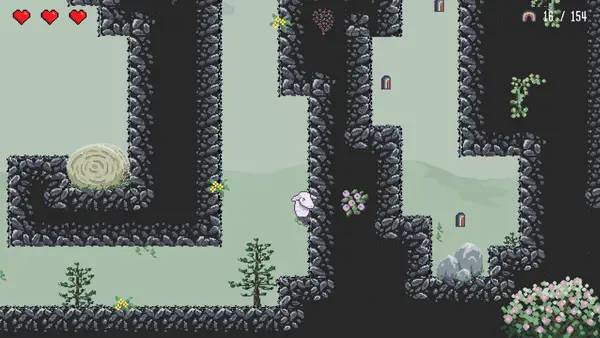 Персонаж Sheepy в процессе выполнения задания