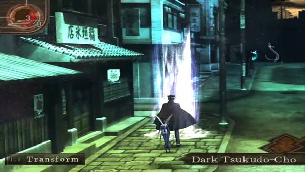 Персонаж Shin Megami Tensei  Devil Summoner 2 - Raidou Kuzunoha vs. King Abaddon в процессе выполнения задания
