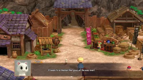 Персонаж Shiren the Wanderer  The Mystery Dungeon of Serpentcoil Island в процессе выполнения задания
