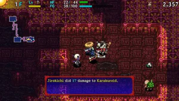 Персонаж Shiren the Wanderer  The Tower of Fortune and the Dice of Fate в процессе выполнения задания