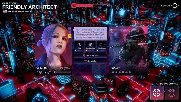 Персонаж Sigma Theory Global Cold War в процессе выполнения задания