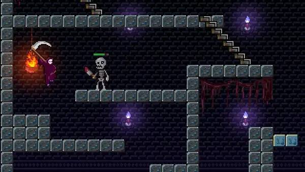 Персонаж Simona's Requiem в процессе выполнения задания