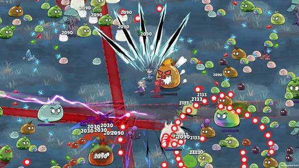 Персонаж Skewer of Heroes Bubble Survivors в процессе выполнения задания