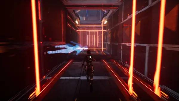 Персонаж Sky Beneath в процессе выполнения задания