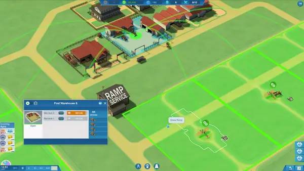 Персонаж Sky Haven Tycoon - Airport Simulator в процессе выполнения задания