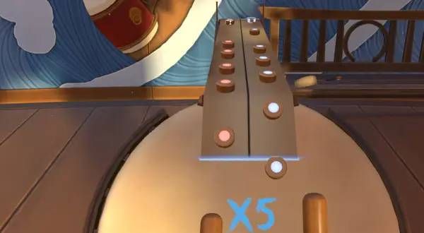 Персонаж Sky Sanctuary в процессе выполнения задания