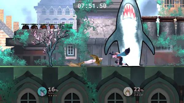 Персонаж SLAYERS FOR HIRE в процессе выполнения задания