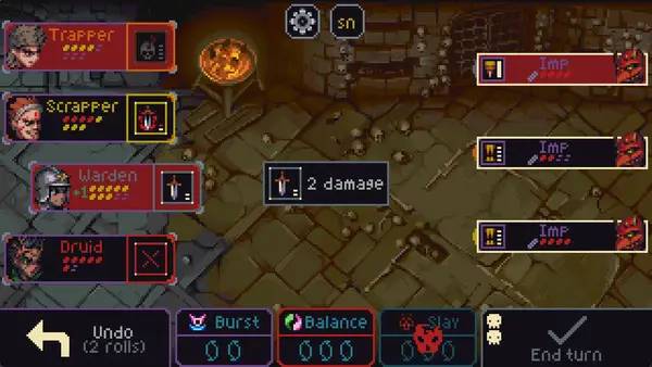 Персонаж Slice and Dice в процессе выполнения задания