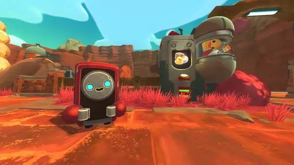 Персонаж Slime Rancher Galactic Bundle в процессе выполнения задания