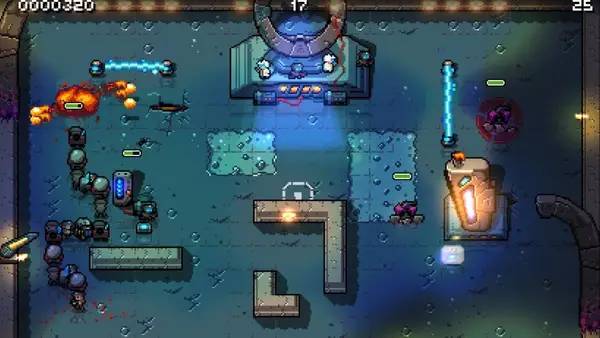 Персонаж Snake Core в процессе выполнения задания