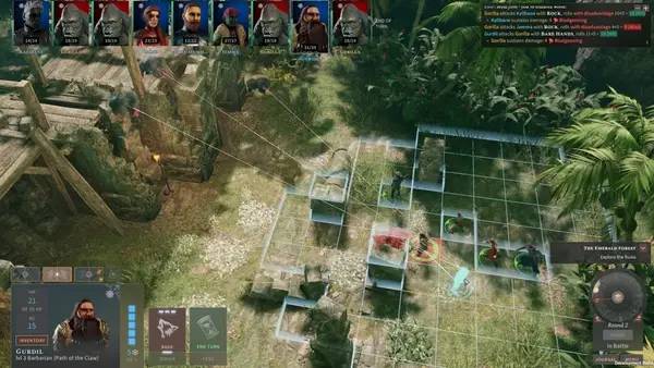 Персонаж Solasta  Crown of the Magister - Lost Valley в процессе выполнения задания