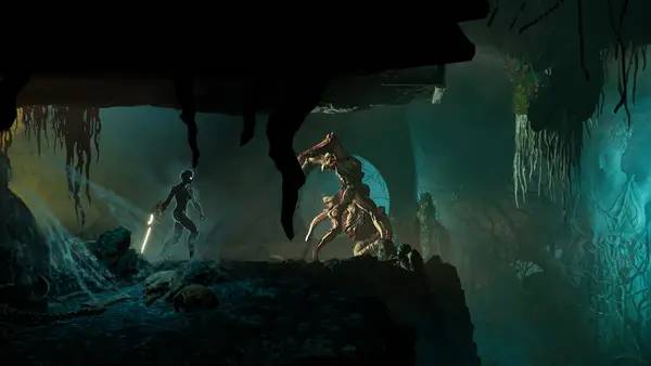 Персонаж Somber Echoes в процессе выполнения задания