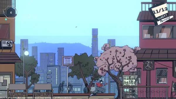 Персонаж Sonzai в процессе выполнения задания