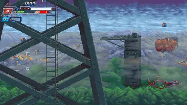 Персонаж Space Dragons в процессе выполнения задания