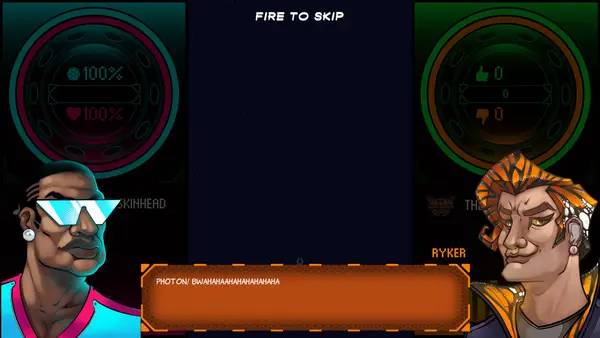 Персонаж Space Haters в процессе выполнения задания