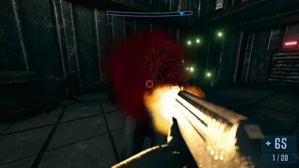 Персонаж Space Mercenary Shooter Episode 1 в процессе выполнения задания