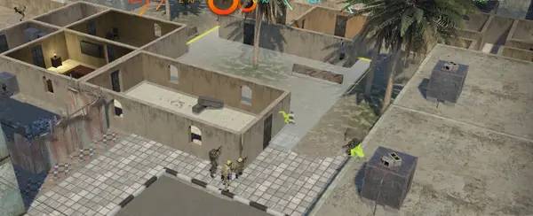 Персонаж SPECWAR Tactics в процессе выполнения задания