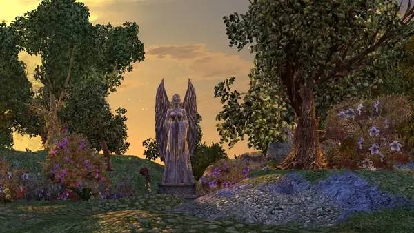 Персонаж SpellForce 2 - Demons of the Past в процессе выполнения задания